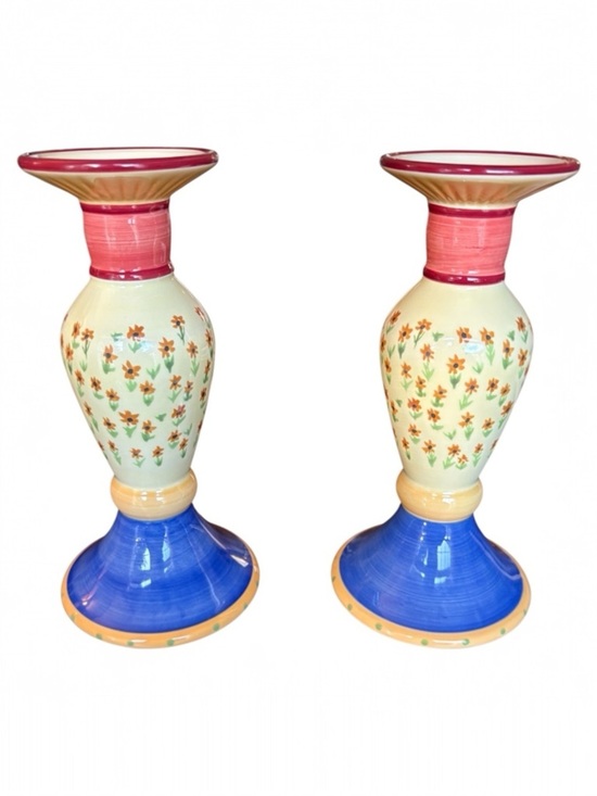 Pfaltzgraff Other - Hard to Find Vintage Pfaltzgraff Pistoulet Candle Holders (set of 2)